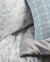 Charter Club Embroidered Tiles Decorative Pillow, 20" x 20", Exclusively at Macy's