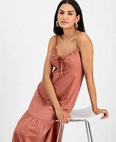 I.n.c. International Concepts Women's Cotton Tiered Maxi Dress, Exclusively at Macy's