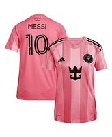 Adidas Women's Lionel Messi Light Pink Inter Miami Cf 2025 Euforia Replica Player Jersey