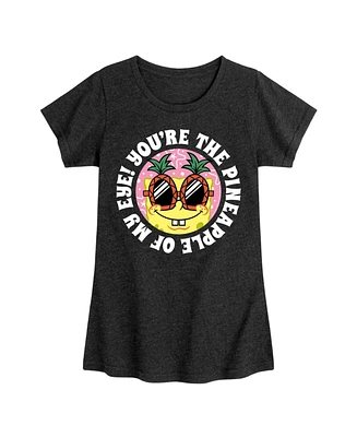 SpongeBob SquarePants Big Girls Pineapple Of My Eyes Graphic Short Sleeve T-Shirt