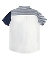 Brooks Brothers Big Boys Colorblock Poplin Shirt