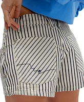 Free People Women's Now Or Never Railroad Denim Shorts