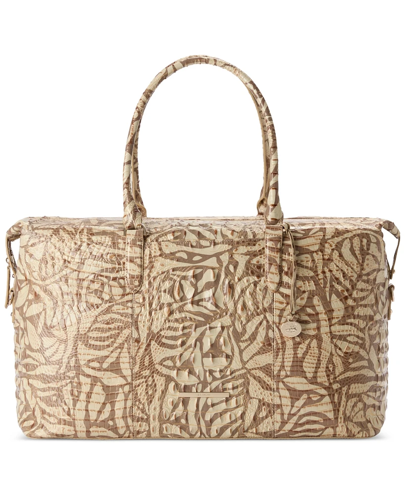 Brahmin Duxbury Weekender Melbourne Leather Extra-Large Travel Duffel Bag