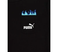 Puma Big Boys Fire Logo Graphic T-Shirt