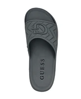 Guess Men's Moliano Branded Slip On Fashion Slides