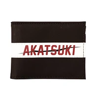 Akatsuki Pu Applique Nylon and Pu Bifold Naruto Wallet