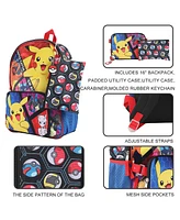 Pokemon Trainer Gotta Catch 'Em All Youth 5-Piece Backpack Set