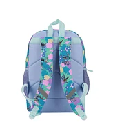 Disney Stitch Colorful Flower Print 5-Piece Backpack Set