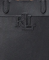 Lauren Ralph Pebbled Leather Small Cameryn Tote Bag