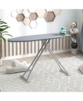 Ironing Board with Iron Rest and Removable Silver