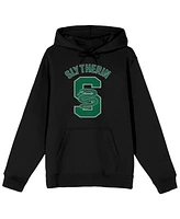 Harry Potter Men's House of Slytherin Green S Black Graphic Hoodie-m