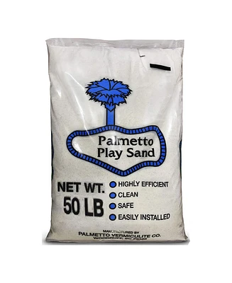 Palmetto Natural Play Sand for Sand Box, Play Areas, & Home Decor, 50 Lb, Creme