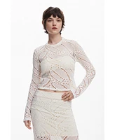 Desigual Women's Lace skirt