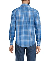 Lands' End Men's Tall Long Sleeve Travel Kit Shirt