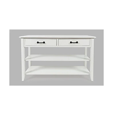 North Fork Acacia 2 Drawer Sofa Table