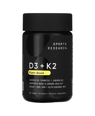 Sports Research D3 + K2 Plant-Based