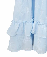Rare Editions Little and Toddler Girls Floral Chiffon Dress