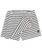 Tommy Hilfiger Toddler and Little Girls 2-Piece Striped Popcorn Knit Top and Skirt Set