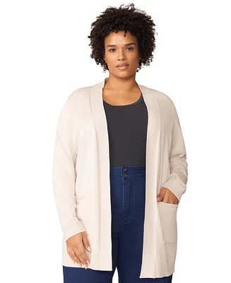 Melissa Paige Plus Open-Front Cardigan Sweater, Exclusively at Macy's