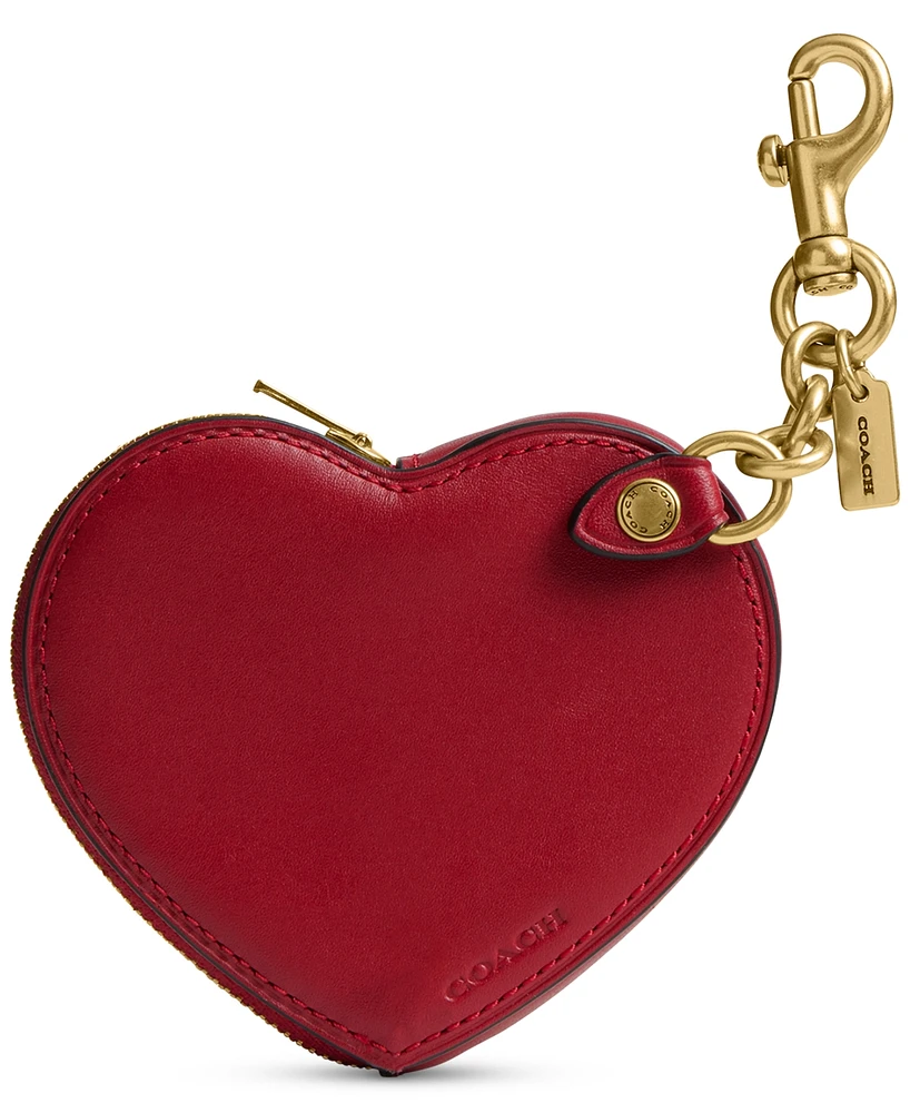Coach Heart Leather Coin Purse