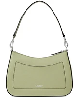 Lauren Ralph Lauren Women's Crosshatch Leather Medium Danni Shoulder Bag