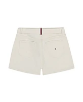 Tommy Hilfiger Big Girls Belted Denim Shorts