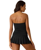 Tommy Bahama Women's Pearl Bandeau Swim Dress
