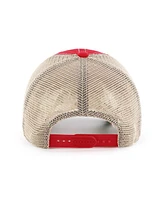 '47 Brand Men's Red Ohio State Buckeyes Trawler Clean Up Adjustable Hat