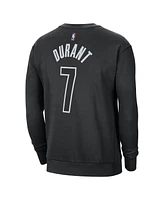 Men's Jordan Kevin Durant Black Brooklyn Nets Statement Name and Number Pullover Sweatshirt