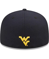 Men's New Era Navy West Virginia Mountaineers Griswold 59FIFTY Fitted Hat
