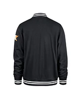 '47 Brand Men's Navy Houston Astros Wax Pack Pro Camden Full-Zip Track Jacket