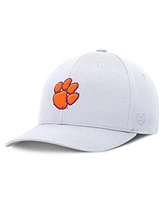 Top of the World Men's White Clemson Tigers Reflex Logo Flex Hat