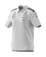 Adidas Women's White Mercedes-amg Petronas F1 Team Wear Top