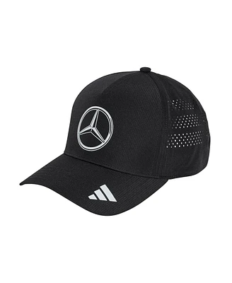 Adidas Men's Black Mercedes-amg Petronas F1 Team Wear Climacool Trucker Adjustable Hat