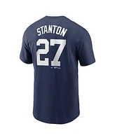 Nike Men's Giancarlo Stanton Navy New York Yankees Fuse Name Number T-Shirt