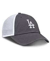 Nike Men's Gray Los Angeles Dodgers Adjustable Trucker Hat