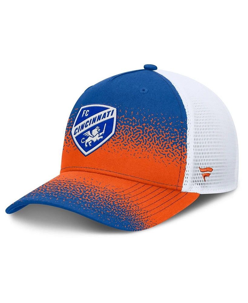 Fanatics Men's Blue Fc Cincinnati Libero Trucker Adjustable Hat