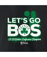 Fanatics Men's Black Boston Celtics 2024 Eastern Conference Champions Layup Drill T-Shirt