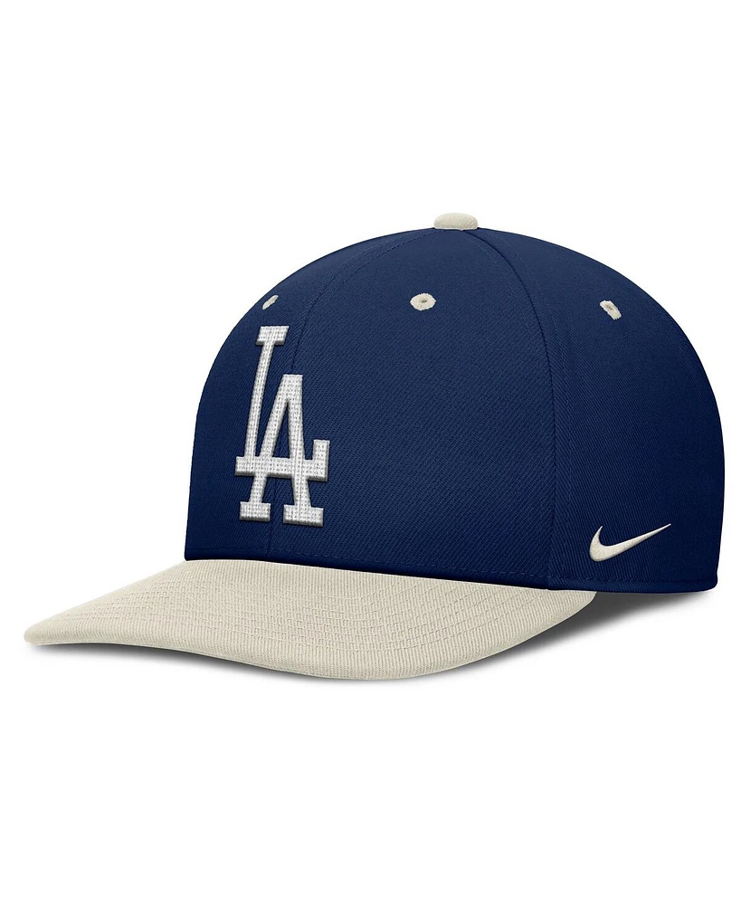 Nike Men's Navy/Cream Los Angeles Dodgers Pro Performance Snapback Hat