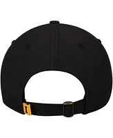 Men's Black Iowa Hawkeyes Primary Logo Staple Adjustable Hat