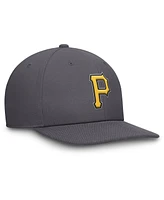 Nike Men's Gray Pittsburgh Pirates Pro Performance Snapback Hat