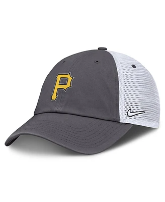 Nike Men's Gray Pittsburgh Pirates Adjustable Trucker Hat