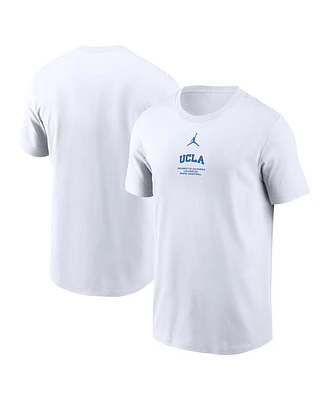 Jordan Men's White Ucla Bruins On-Court Basketball Team Issue Performance T-Shirt