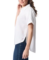 Gloria Vanderbilt Women's Daisy Short-Sleeve Shirt