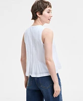 On 34th Women's Sleeveless Pleated Tank, Exclusively at Macy's