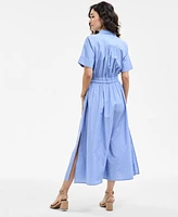 On 34th Women's Cotton Midi Shirtdress, Exclusively at Macy's