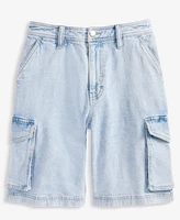 On 34th Women's High Rise Cargo Bermuda Jean Shorts, Exclusively at Macy's