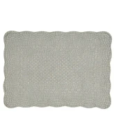 Saro Lifestyle Charming Quilted Placemat, Set of 4