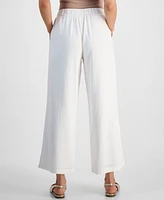 Jm Collection Petite Wide-Leg Pull-On Pants, Exclusively at Macy's