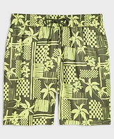 Mode of One Men's Vacation Palm Pull-On Shorts, Exclusively at Macy's
